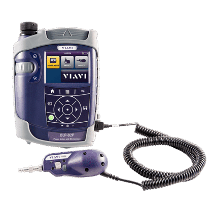 Power Meter with integrated patchcord microscope