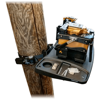 Portable workstations, strippers, cleavers, splice protectors, etc.